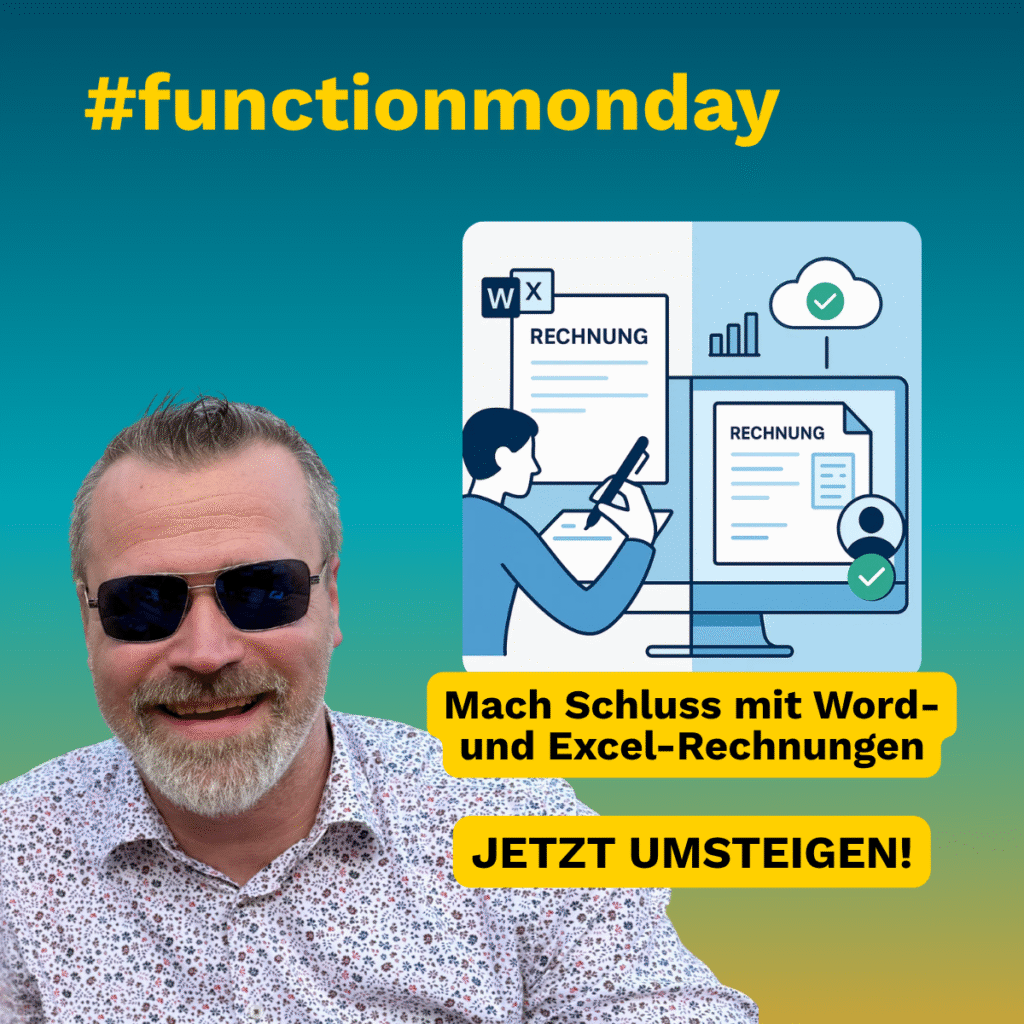 #functionmonday - hmd.onlinefaktura - Mach Schluss mit Word- und Excel Rechnungen
